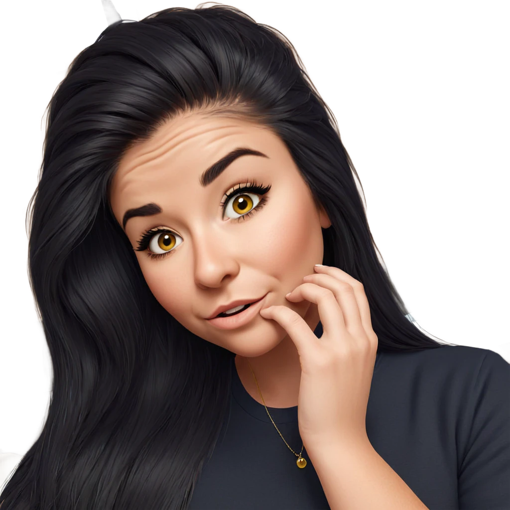 realistic portrait of girl emoji