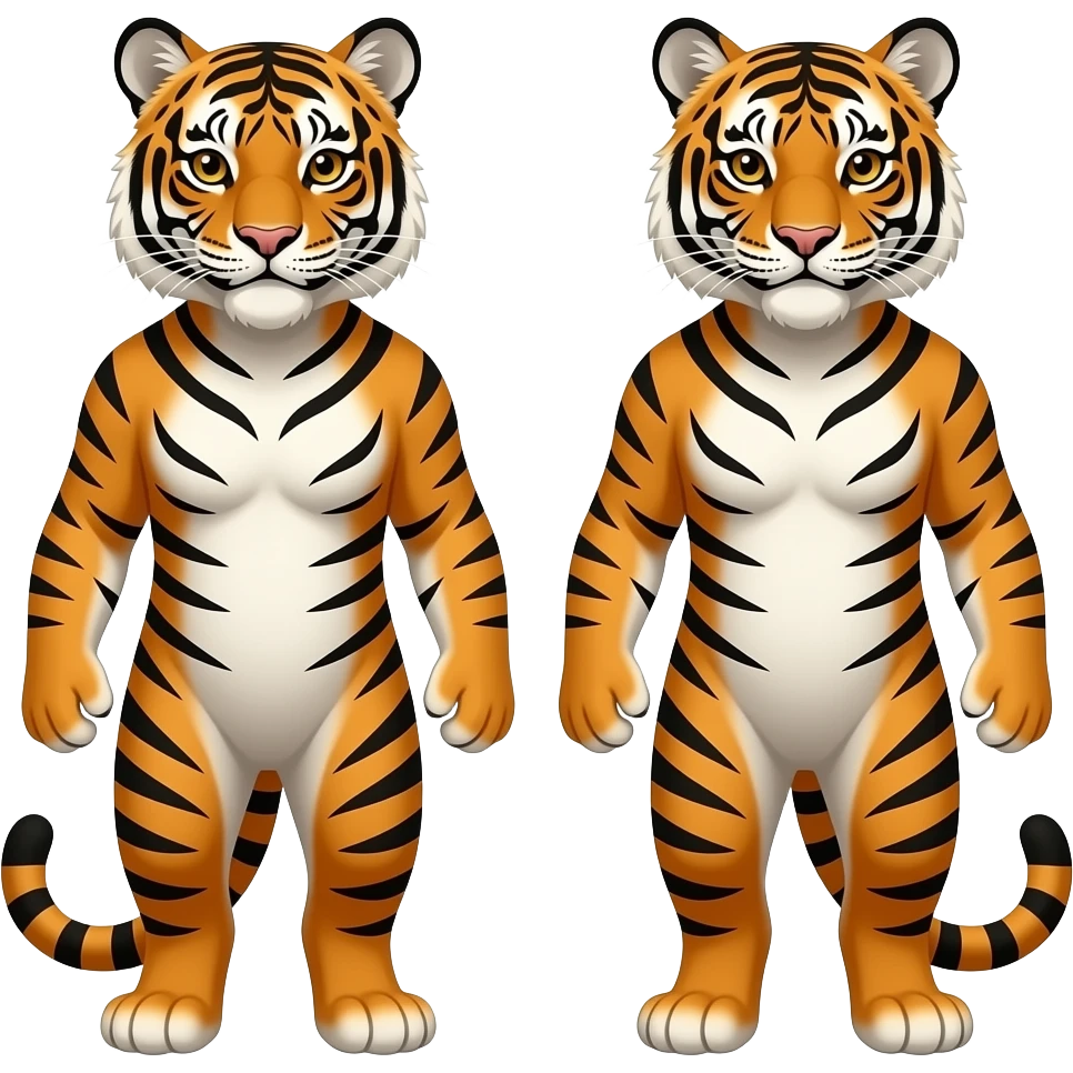 Sak yant twin tigers emoji