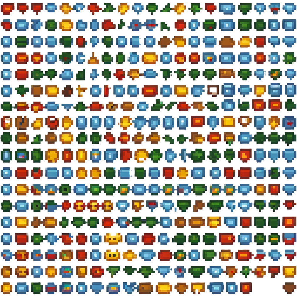 letters CGF in pixel art style emoji, colorful, suitable for Discord emoji
