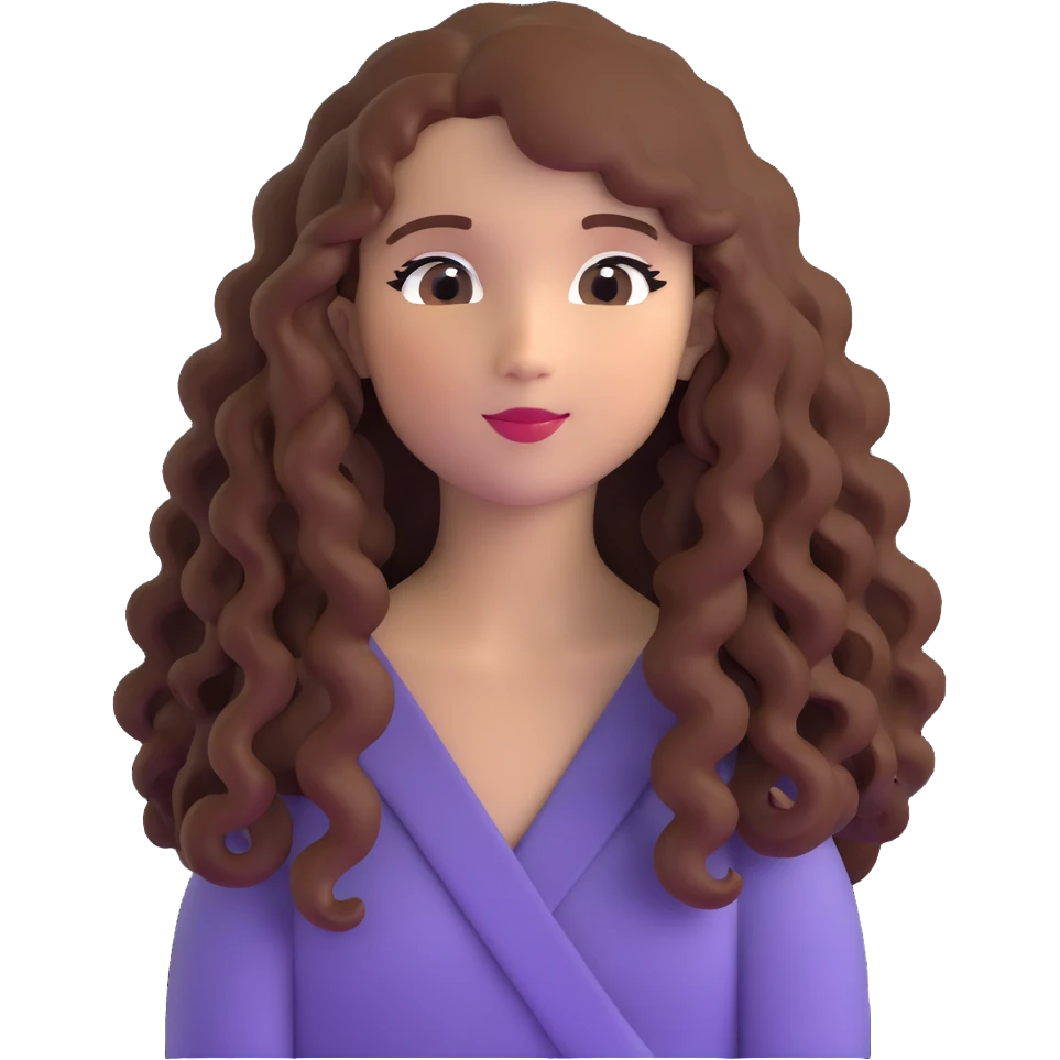 pretty black girl with long curly hair emoji