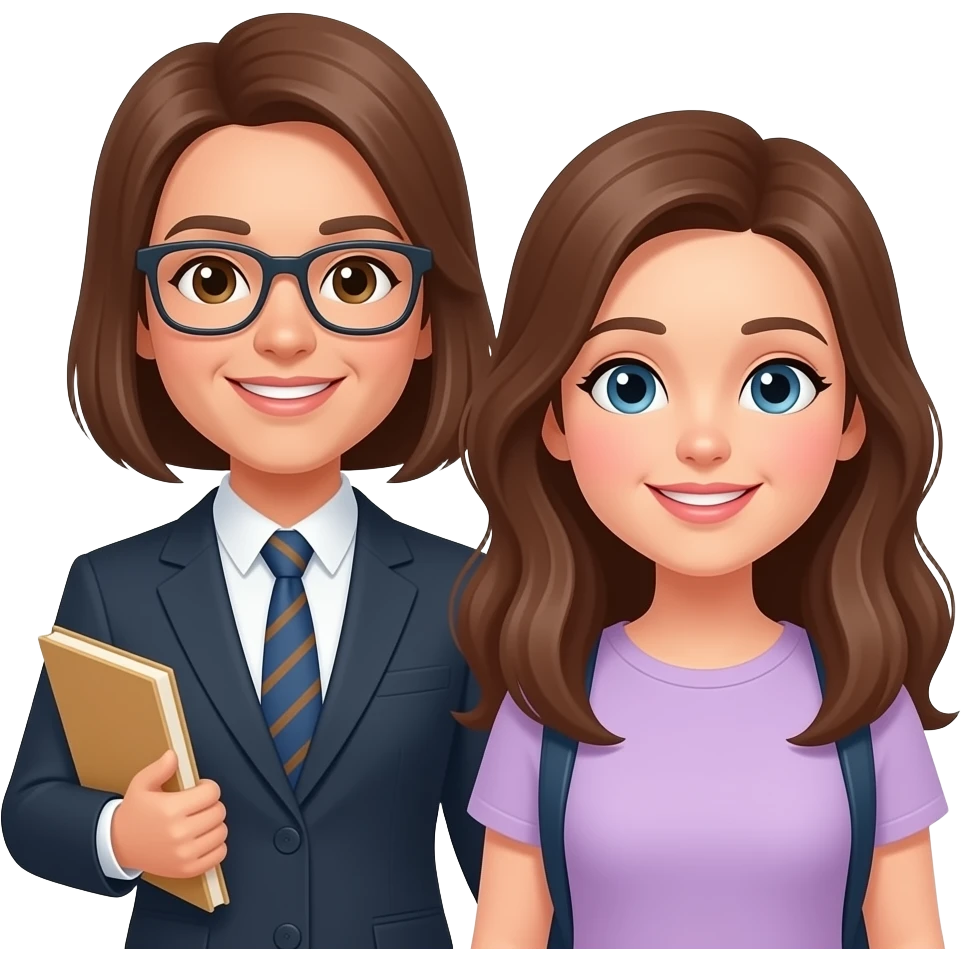 support teacher with university student emoji