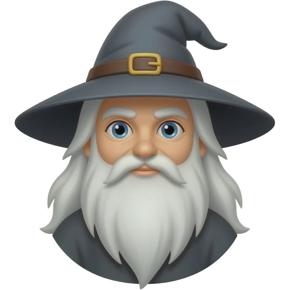 A wizard emoji