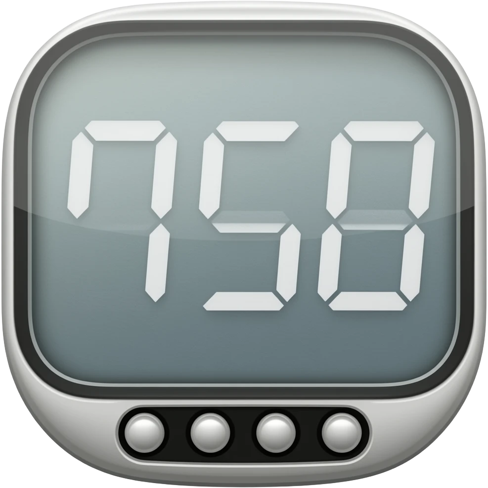 um painel afficant 9.58s emoji