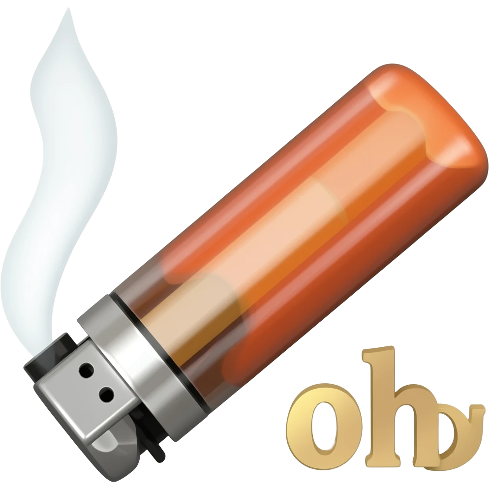 Blunt smoke lighter emoji