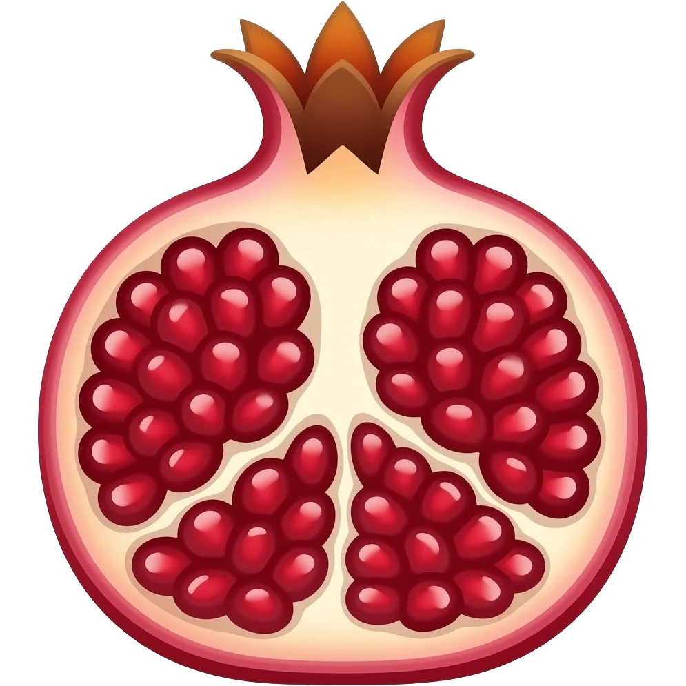من فضلك اصنع لي ايموجي الرمان emoji