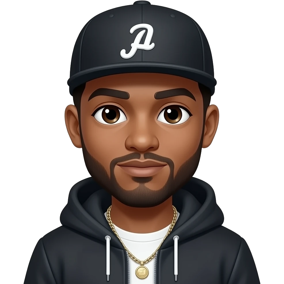 African-American hip-hop guy emoji