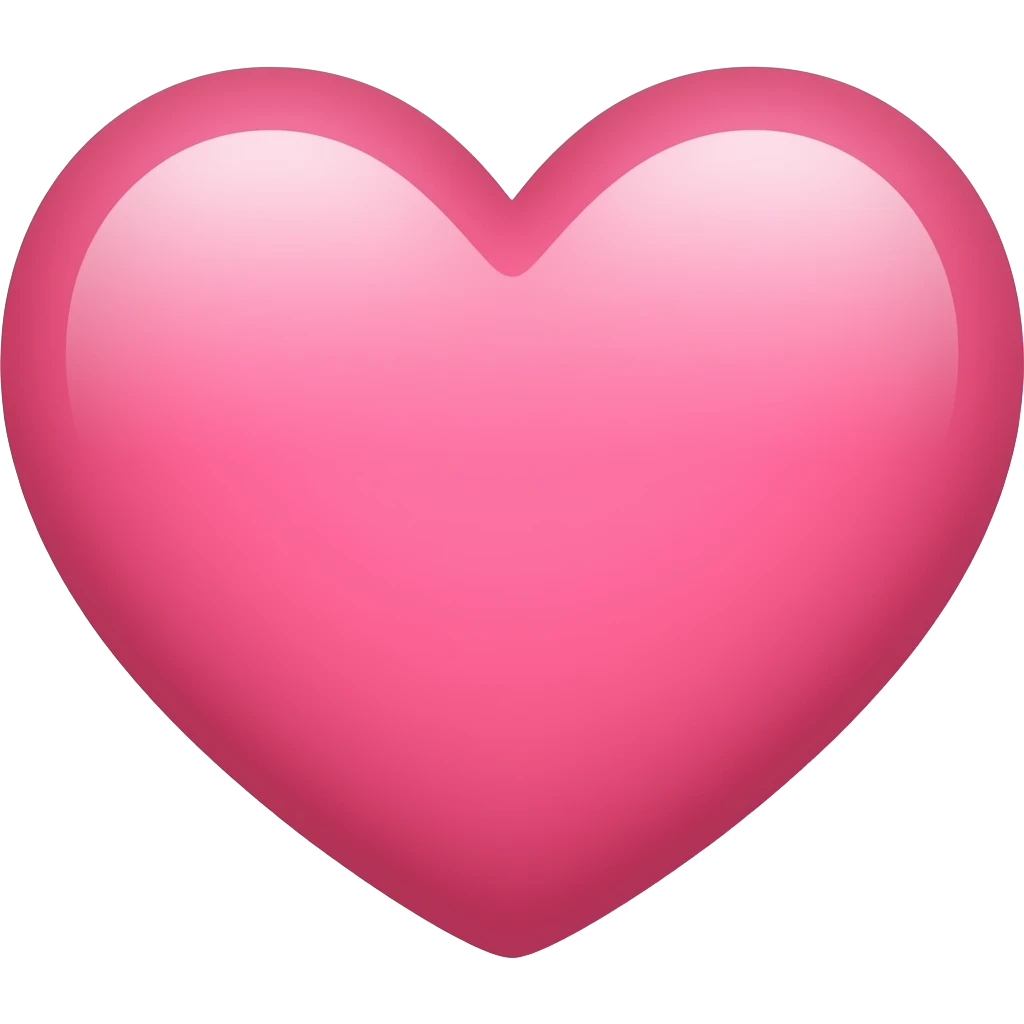 Pembe kalp emoji