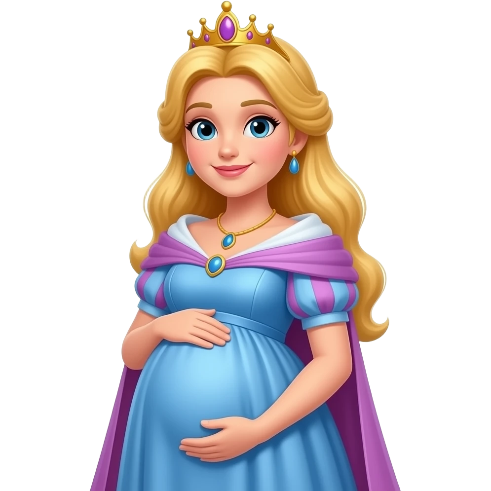 heavy pregnant princess emoji