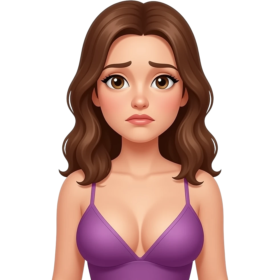 Feminist woman ashamed flashing her D cup tits emoji