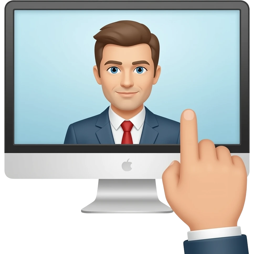 Quiero que la mano que entrega el dinero apunte hacia la pantalla. Hacia la pantalla donde veo yo mismo. emoji