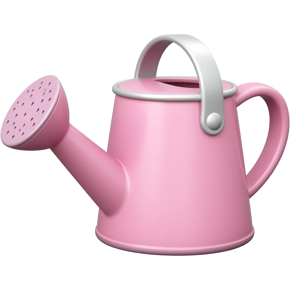 watering can pink emoji