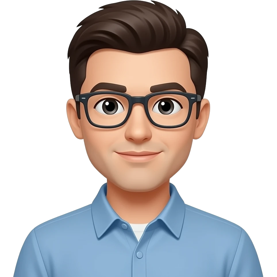 persona con anteojos emoji