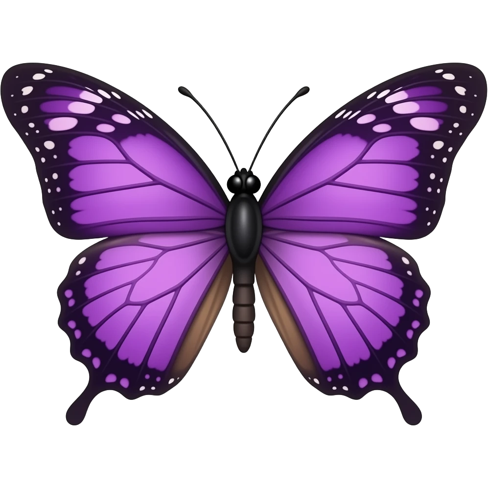 Borboleta roxo emoji