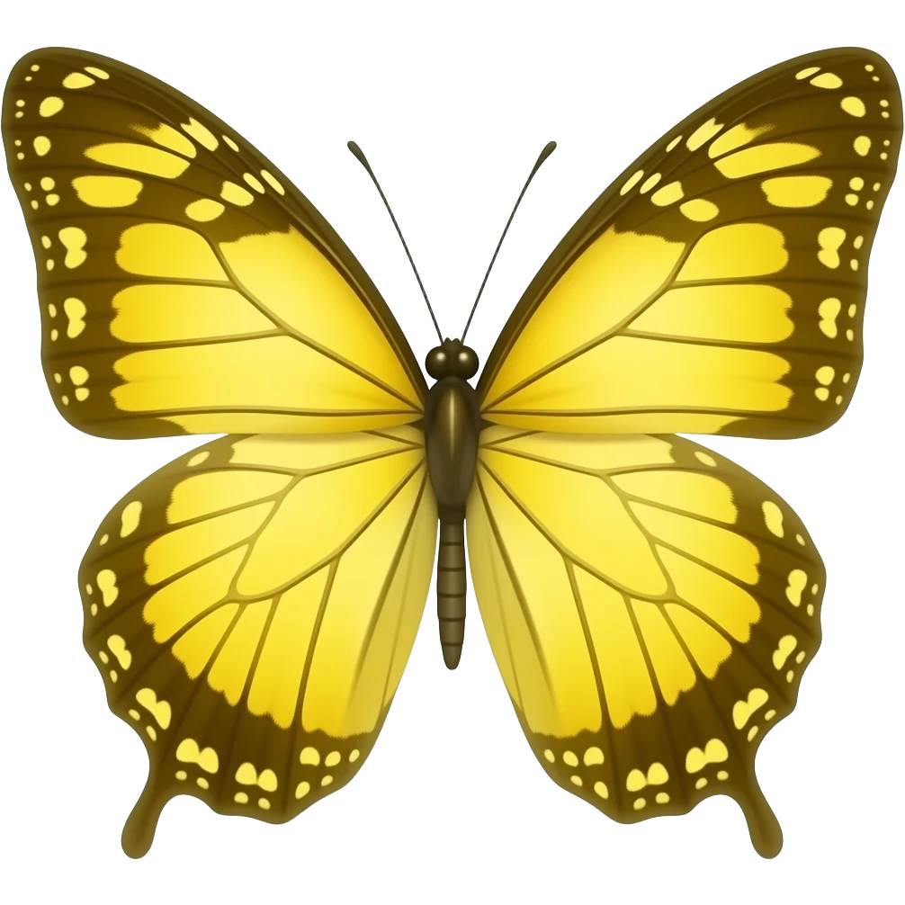 generate the yellow butterfly emoji emoji