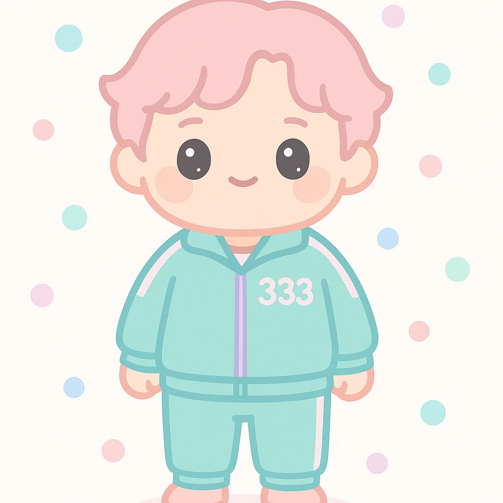 Player 333 From Squid Games full height emoji