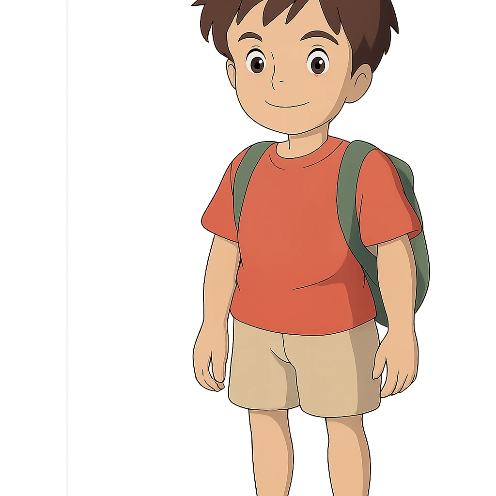 ghibli style boy emoji