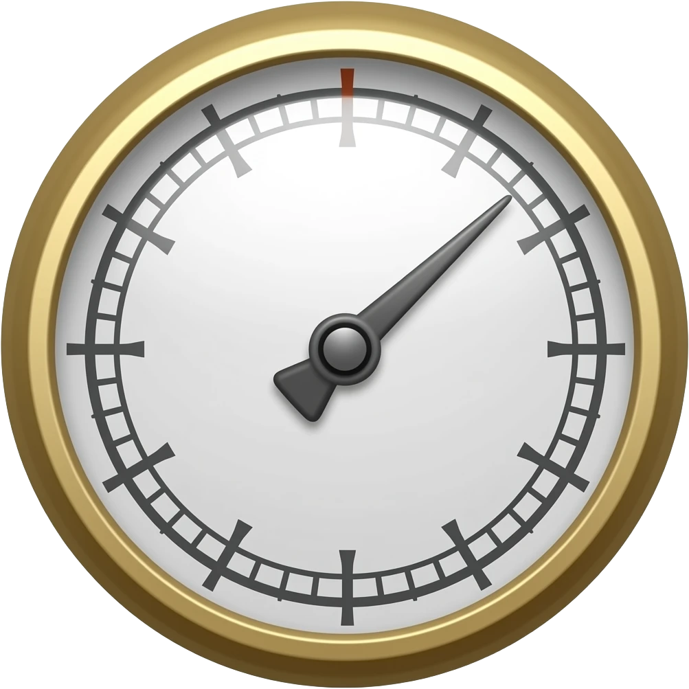 Marine barometer apple emoji style USE HEX COLORS: #004579 #0060AA #6AACDE #33B7BC #FFFFFF #B3B3B3 emoji