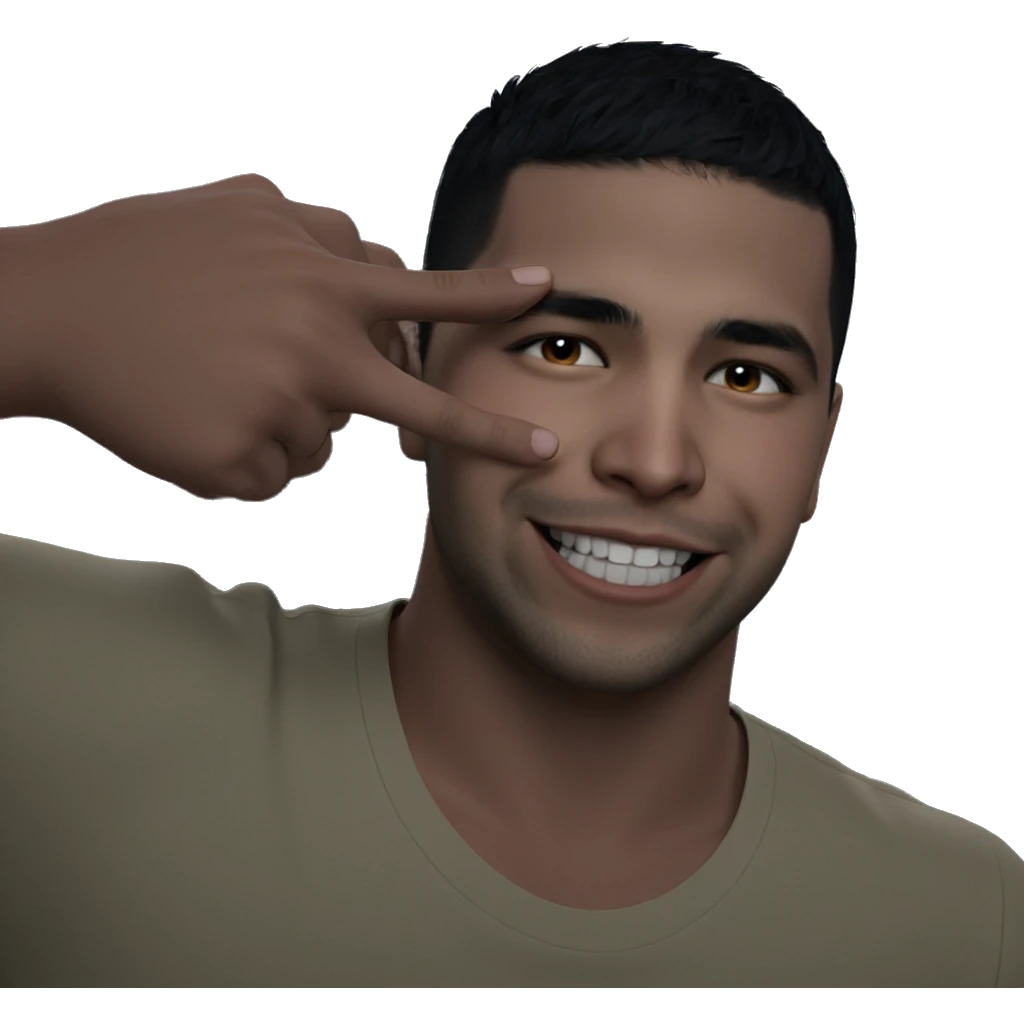 smiling boy with black hair emoji