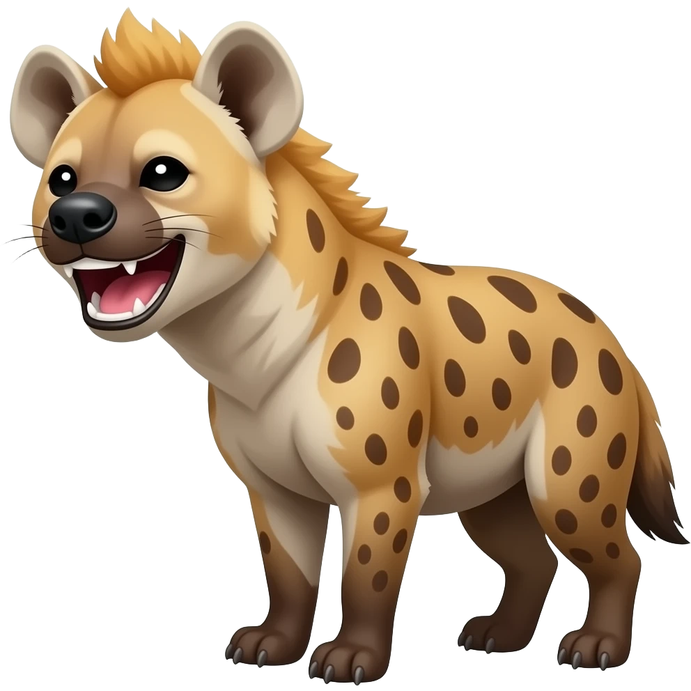 Hyena laughing funny emoji