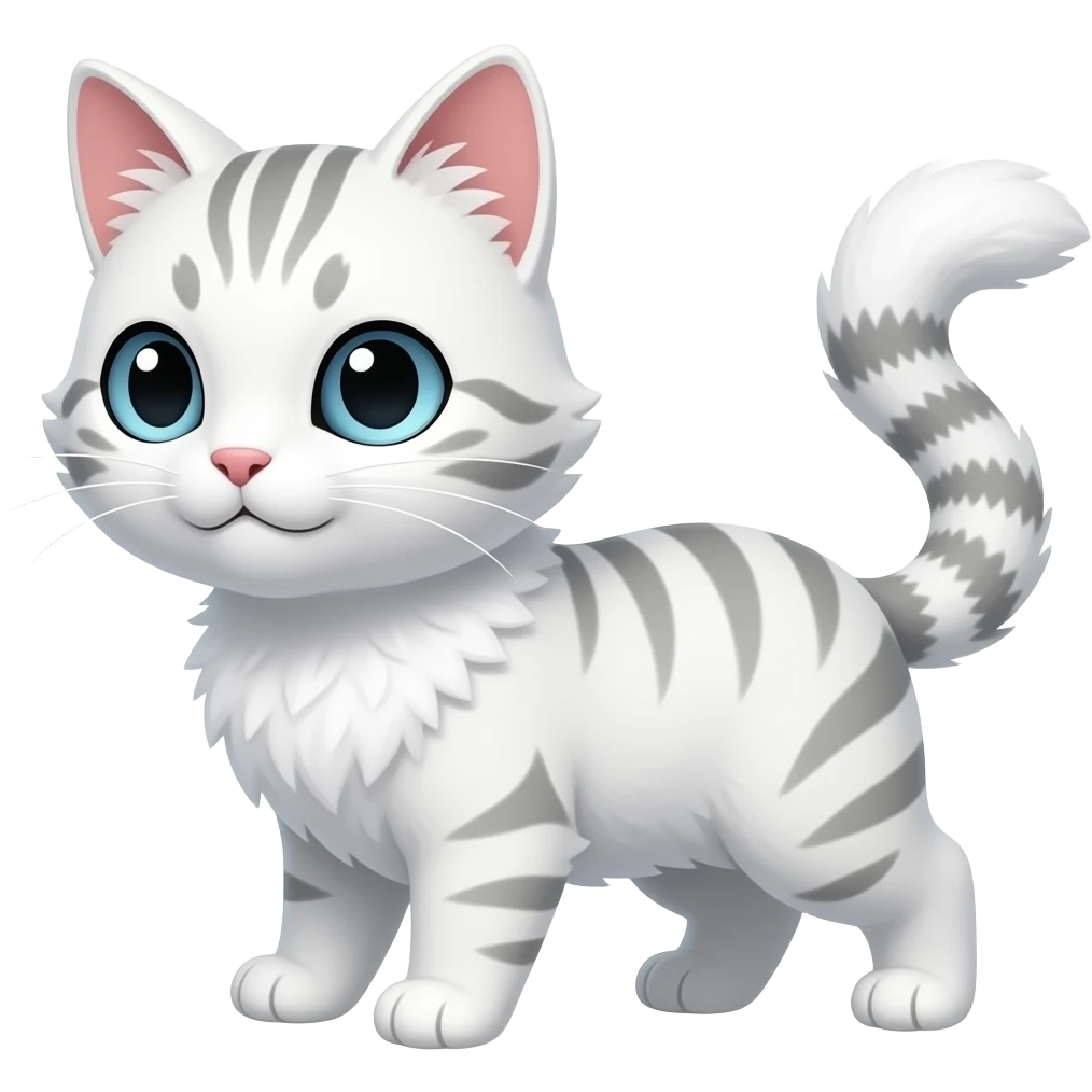 White Nekomata emoji