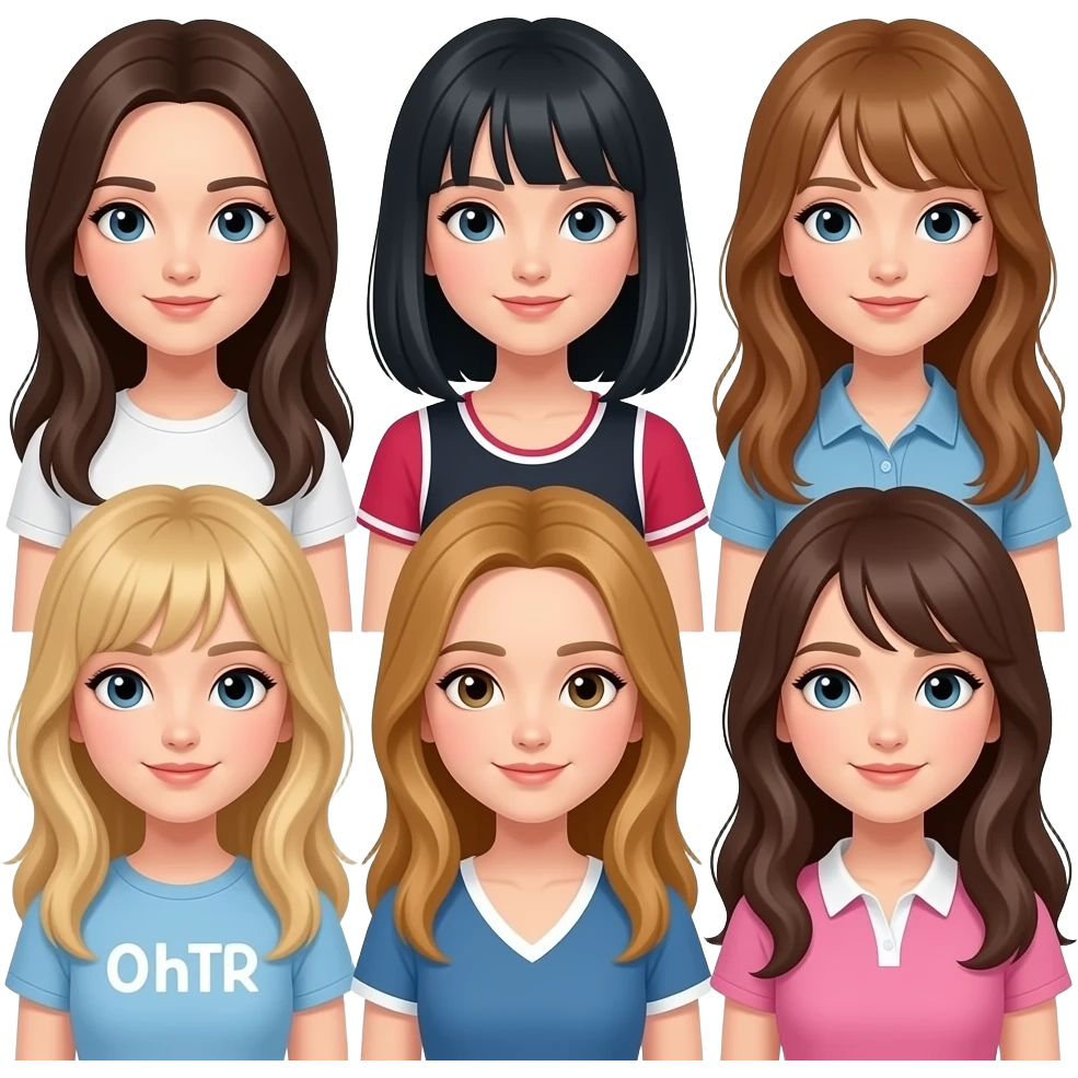 katseye girl group with six members emoji