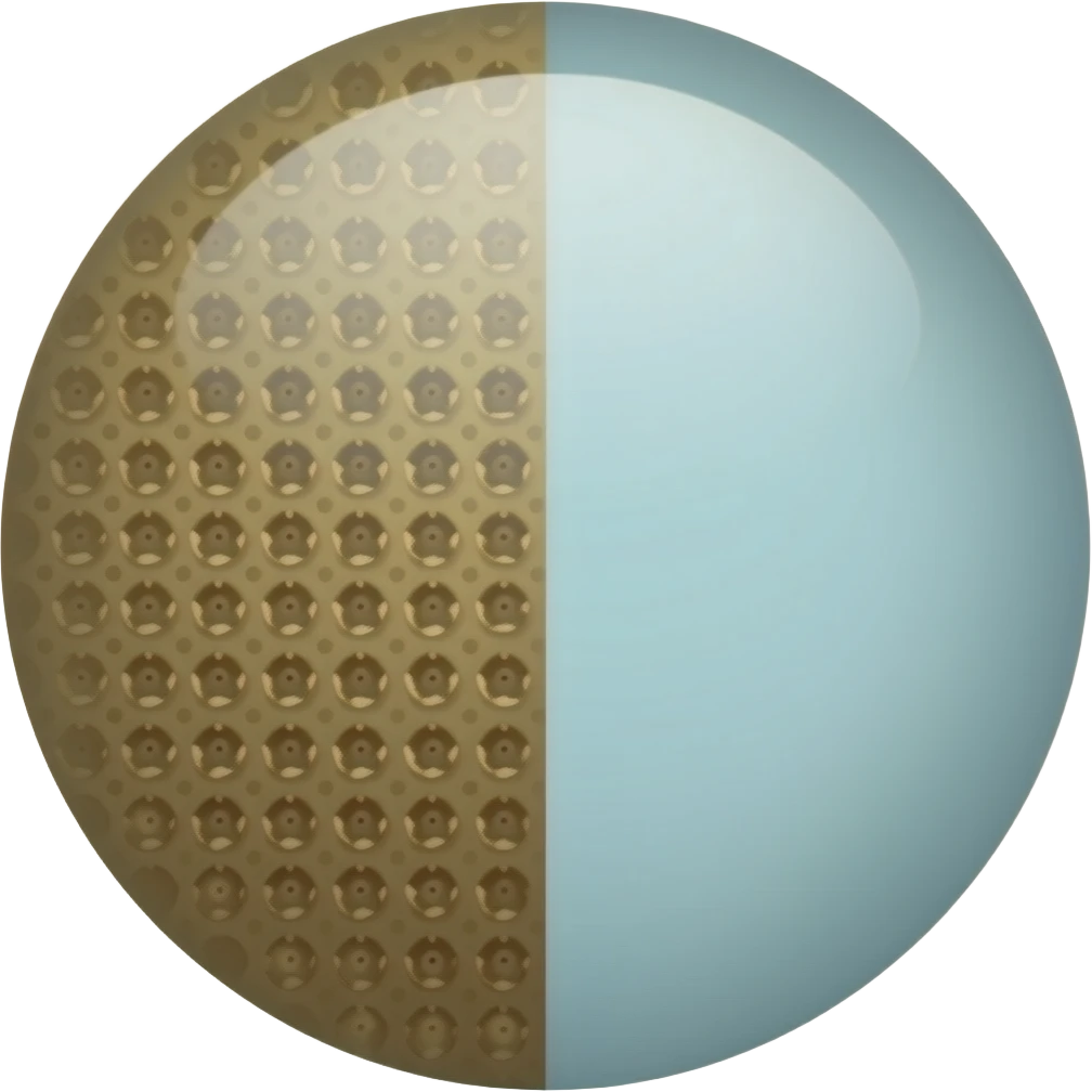 la mitad que este contaminado y la otra mitad que este bien pero que este en forma redonda emoji