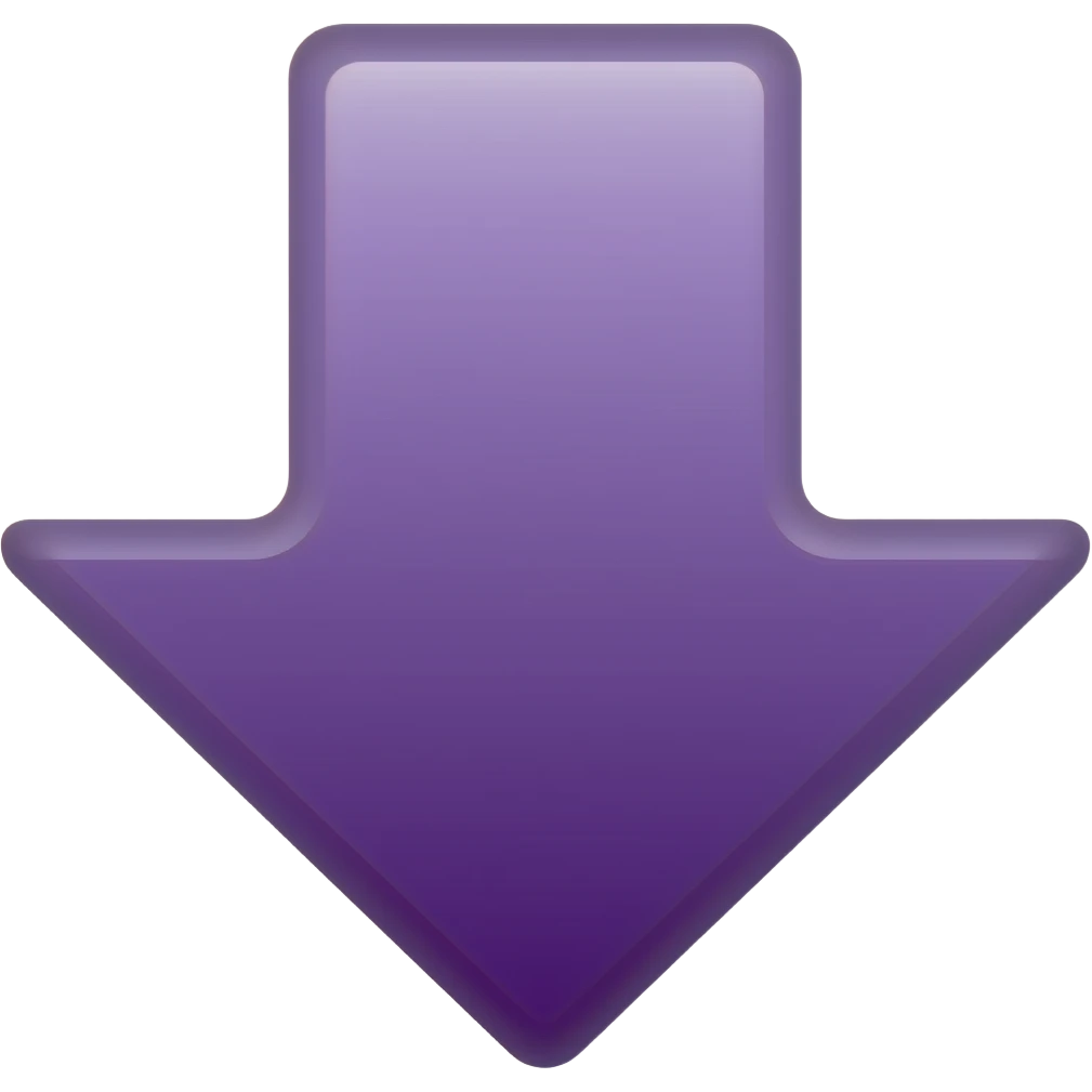 purple down arrow emoji