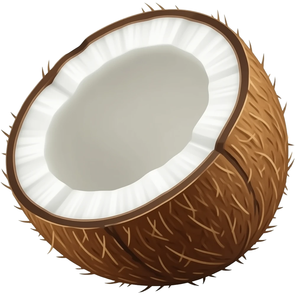 Tender coconut emoji