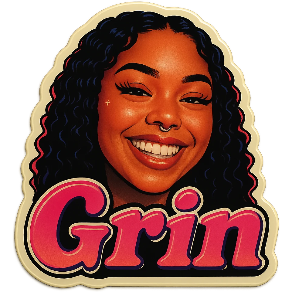 Grin 
add the words W Subzwz in pink  emoji