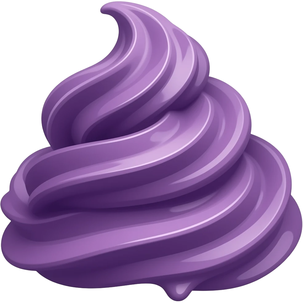 dark violet gelato scoop emoji