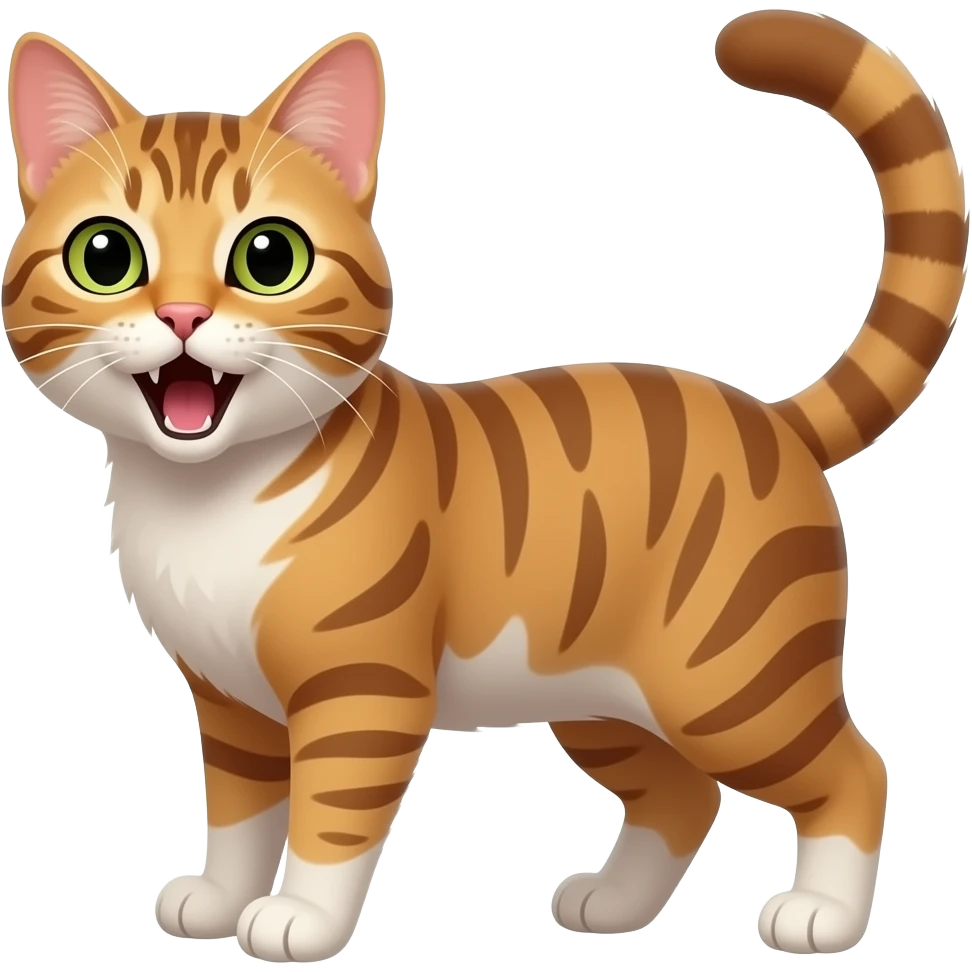 Chat qui apelle emoji