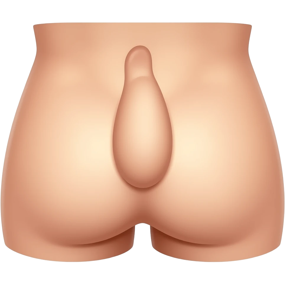 Naked man with penis emoji