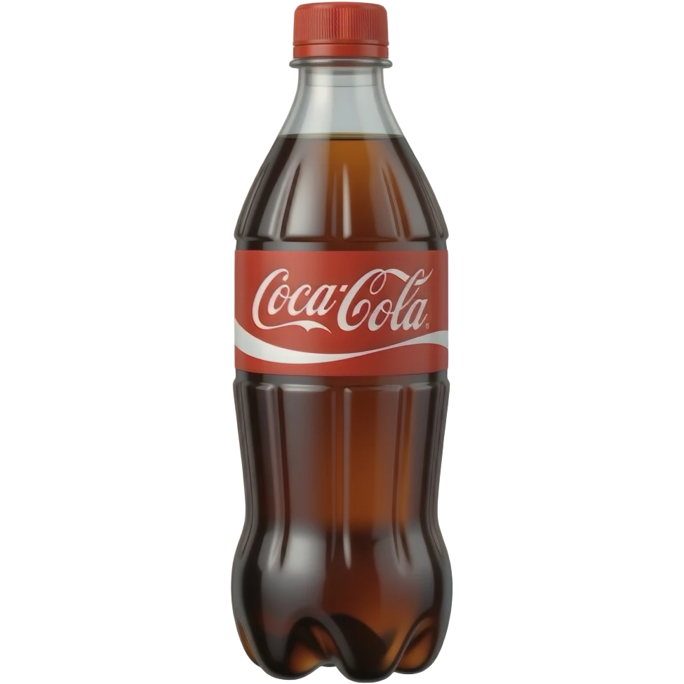 Coca cola plastic bottle emoji