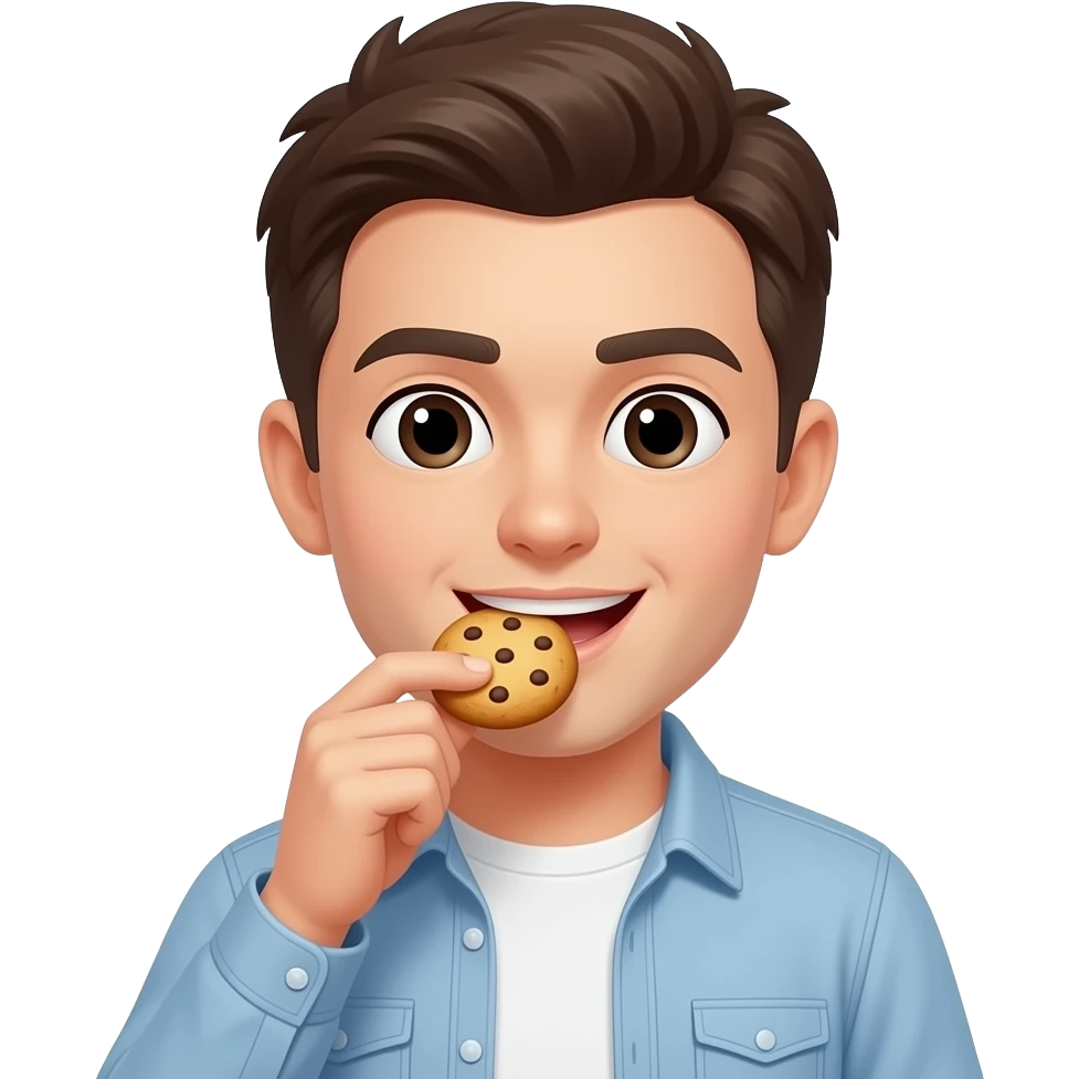 Can you make emoji eating cookies emoji