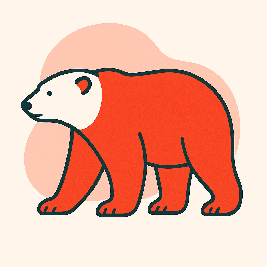 Polar bear emoji