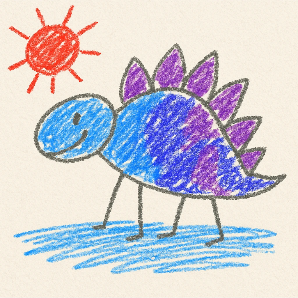 Stegosaurus emoji