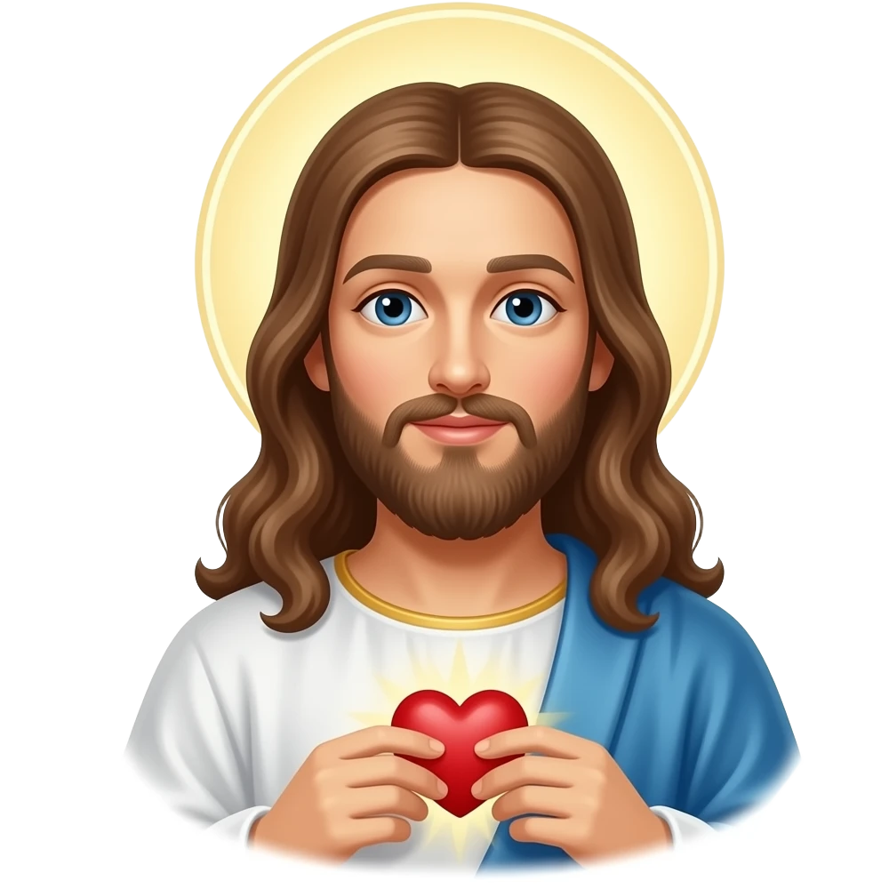 Dios teniendo un corazón para mujeres emoji
