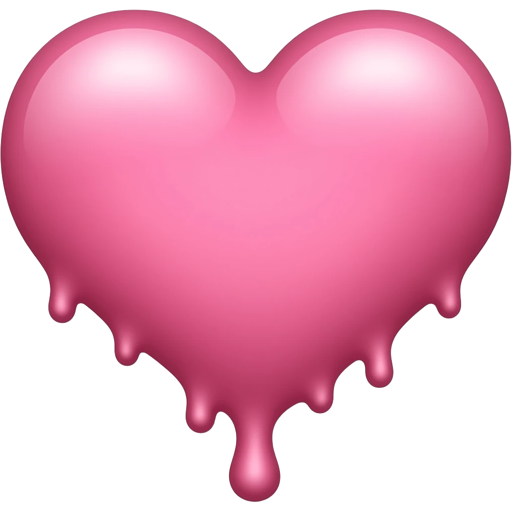 same as this emoji *❣️* but pink! *🩷* dripping emoji