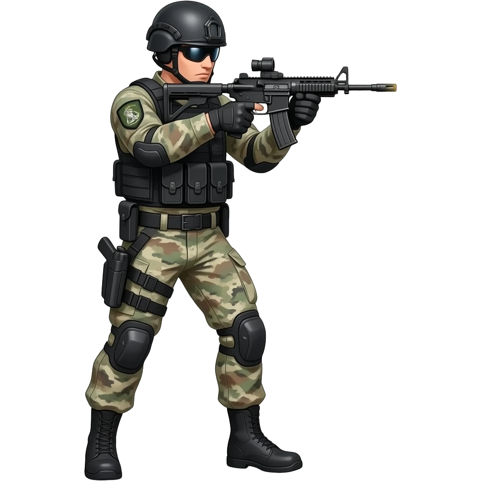 make me a swat officer shooting emoji