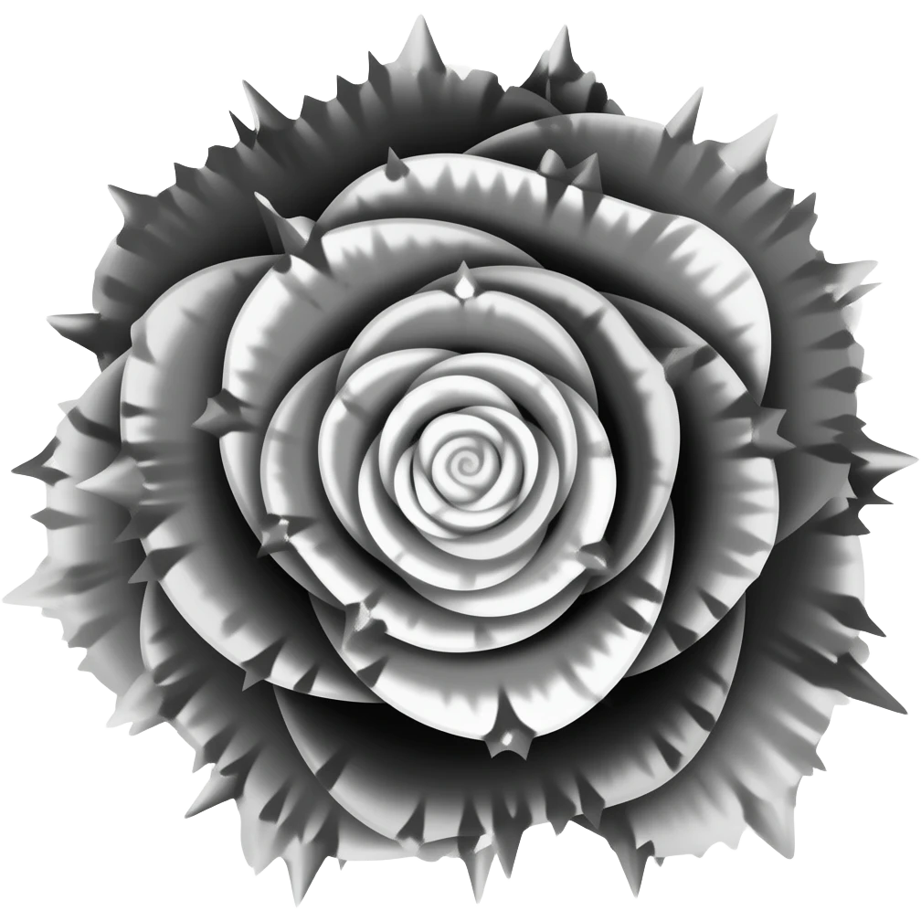 sekumtum mawar hitam dengan tangkainya emoji