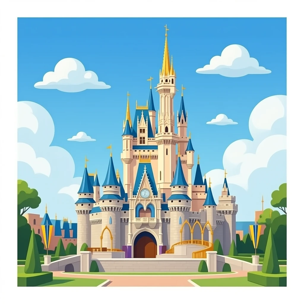 disney world castle emoji