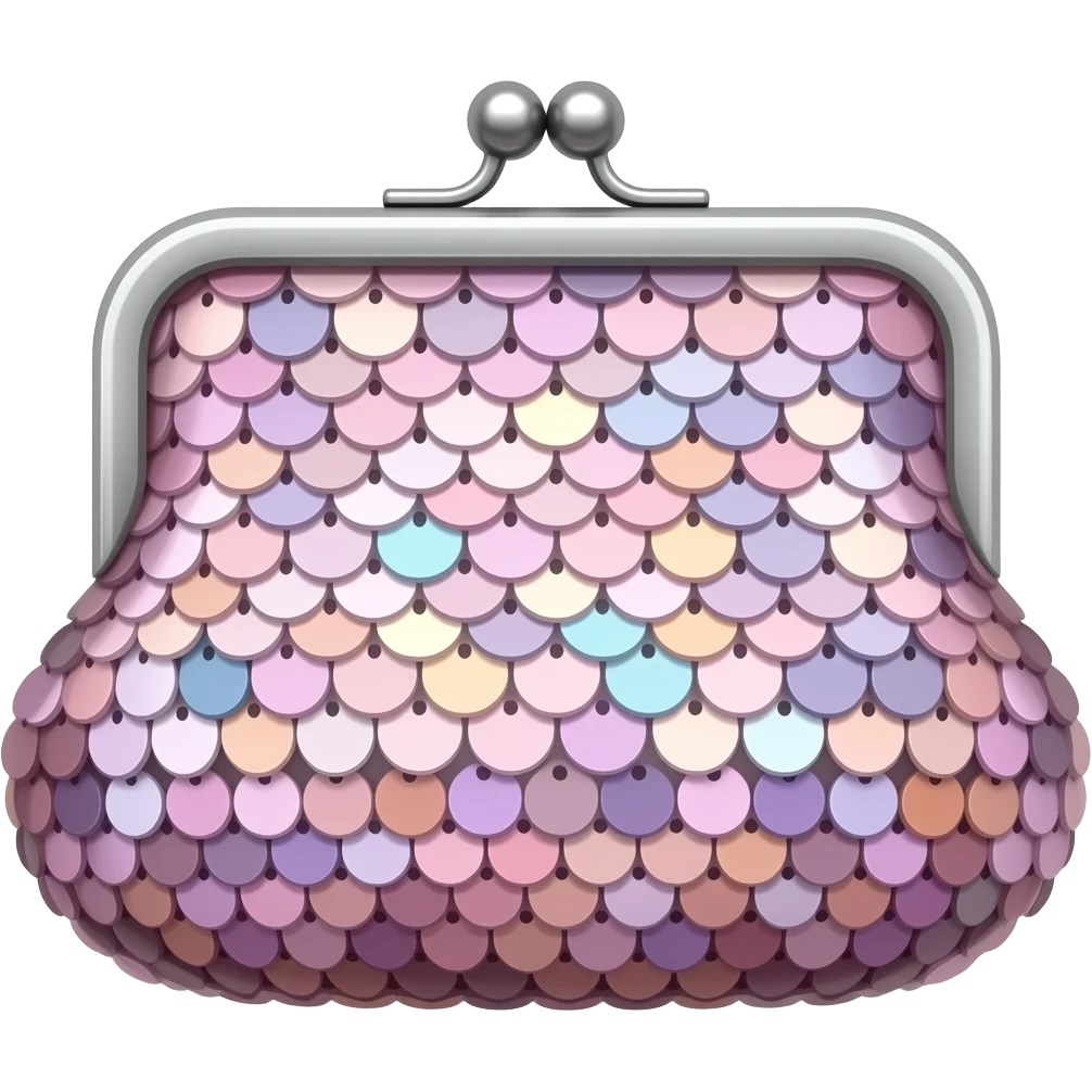 Sequin purse emoji