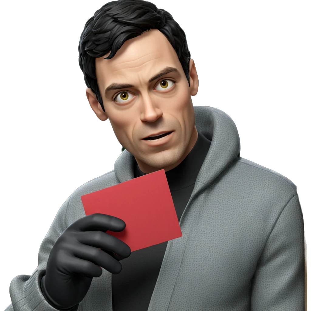 mysterious boy in black gloves emoji