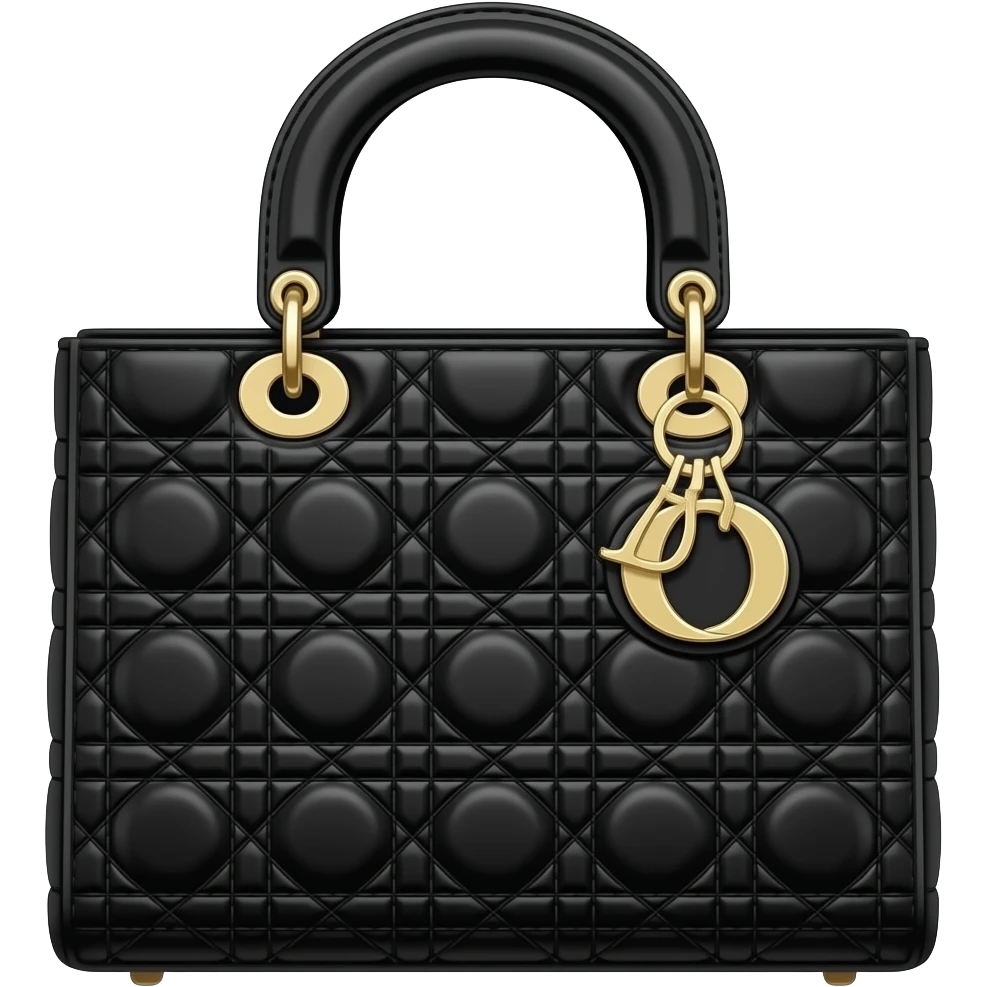 black tote dior bag emoji