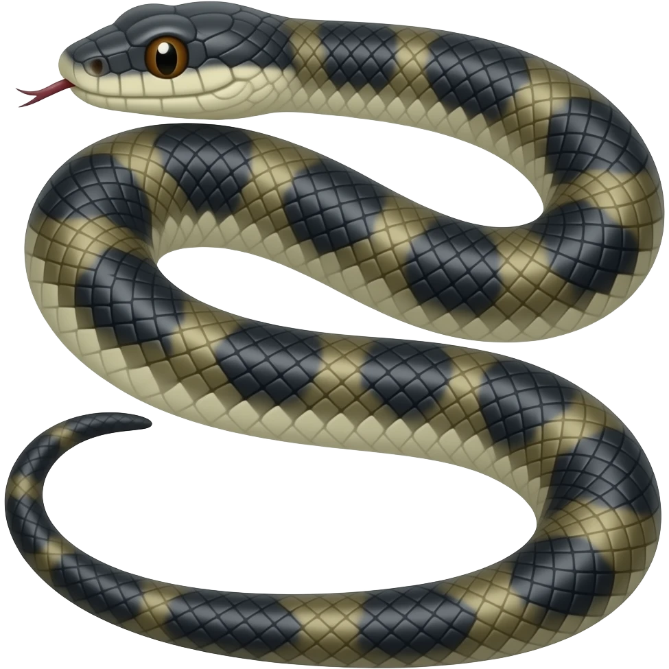 black snake emoji