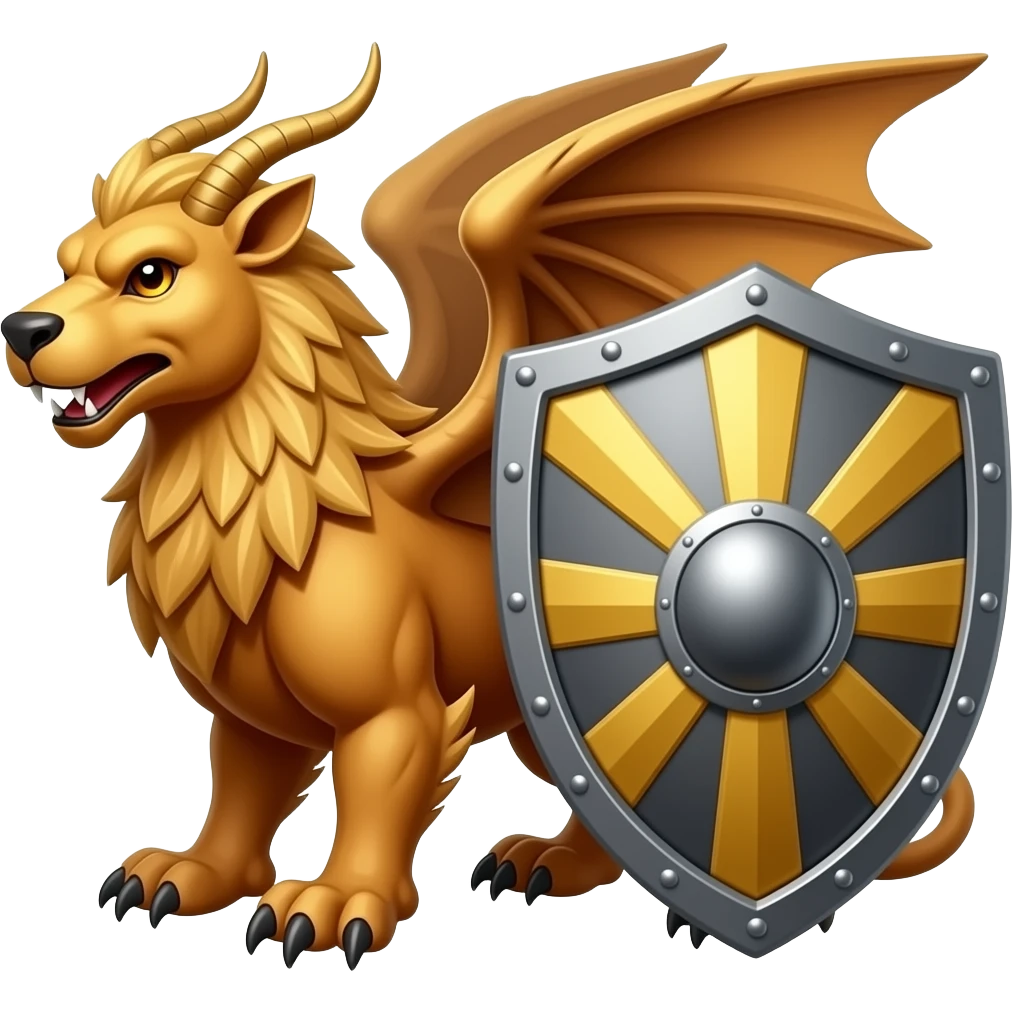 reduce griffins and increase shield emoji