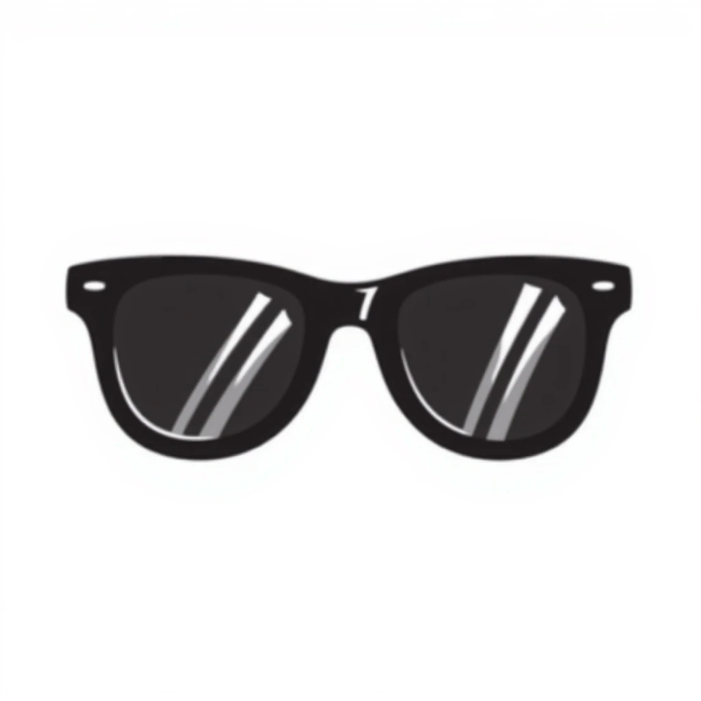 a pair of sunglasses emoji