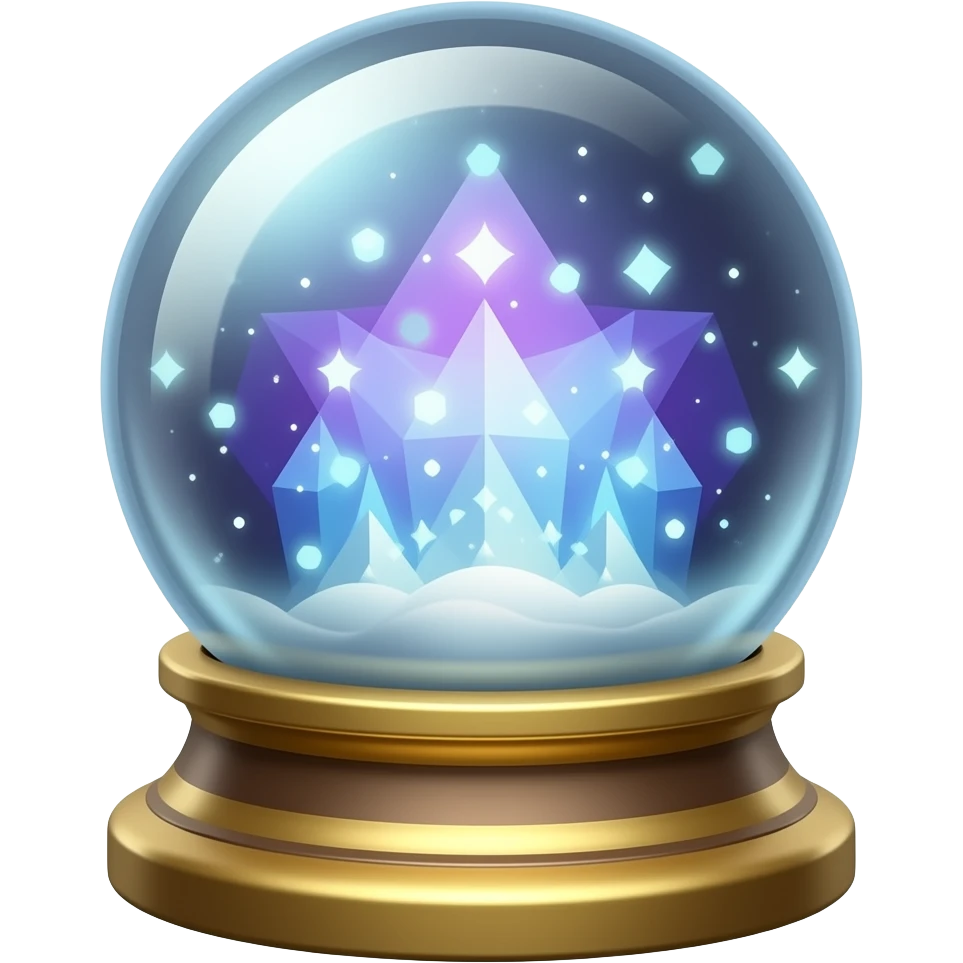 magic Crystal ball on a stand emoji
