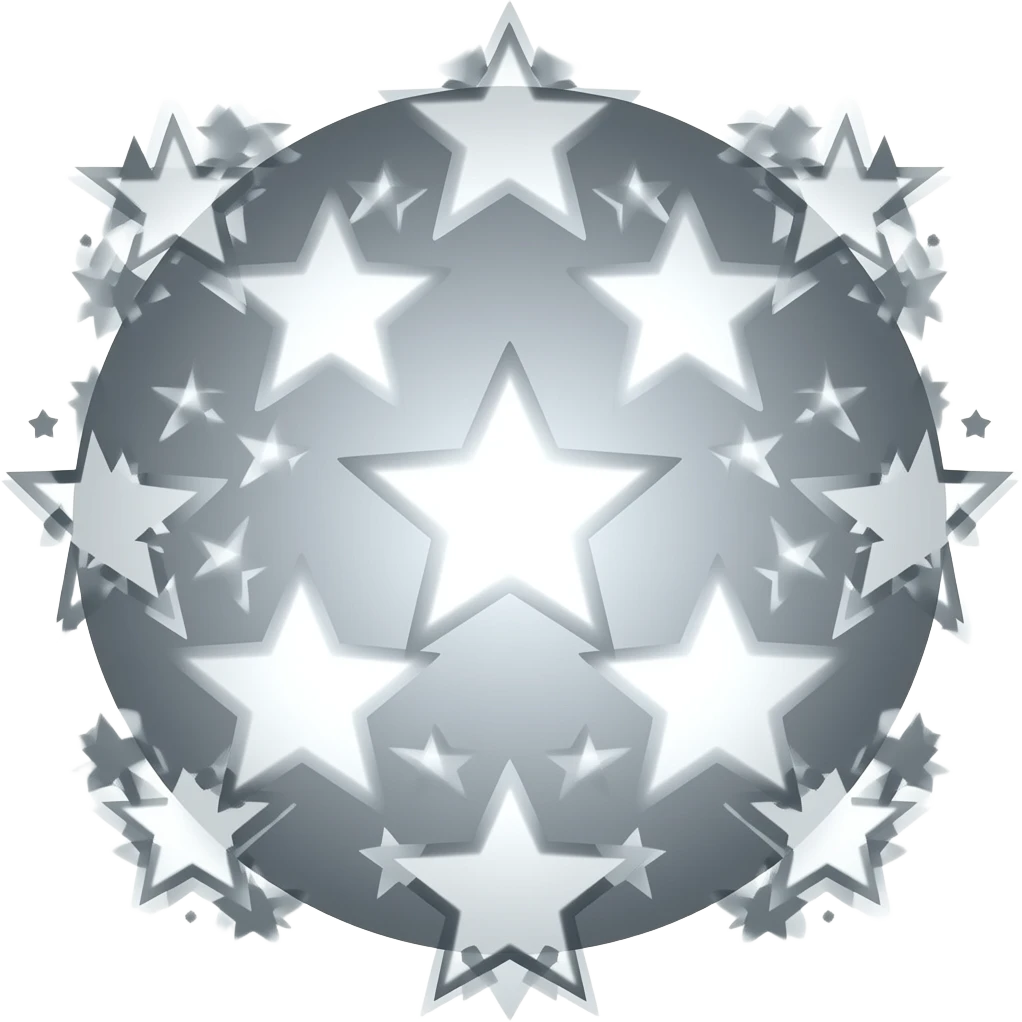 Scattered stars emoji