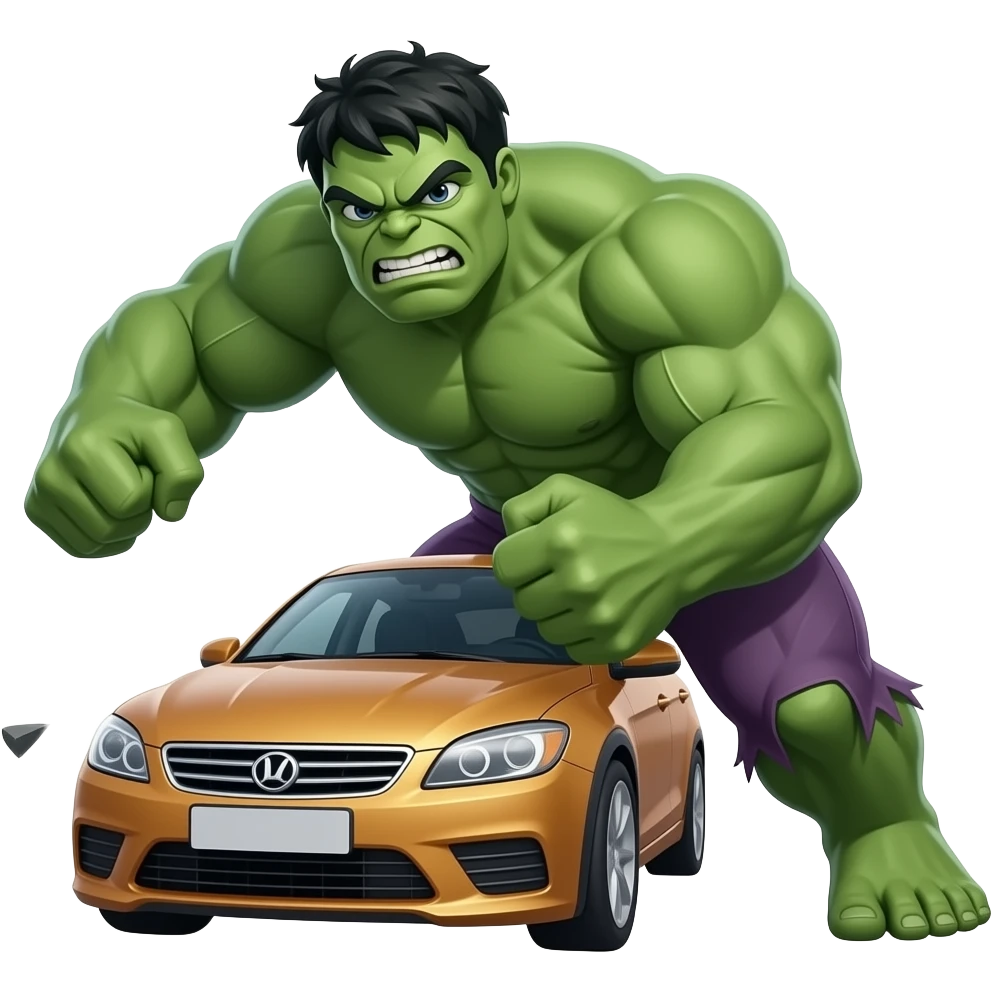 Hulk smash emoji